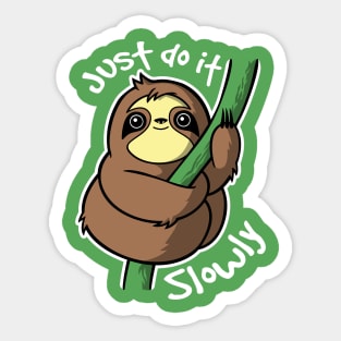 Slow sloth Sticker